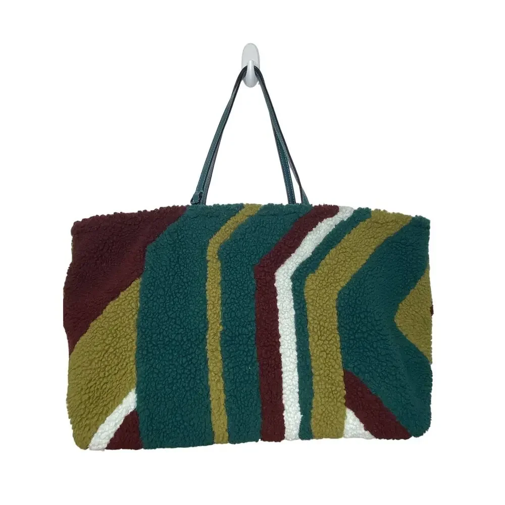 TORY BURCH Women's Britten Reversible Tote Bag Travel Shopper Casual Chic